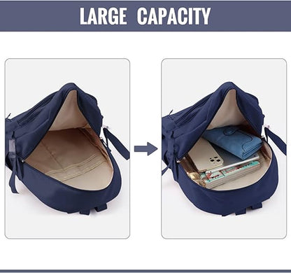 Waterproof backpack for girls - Blue