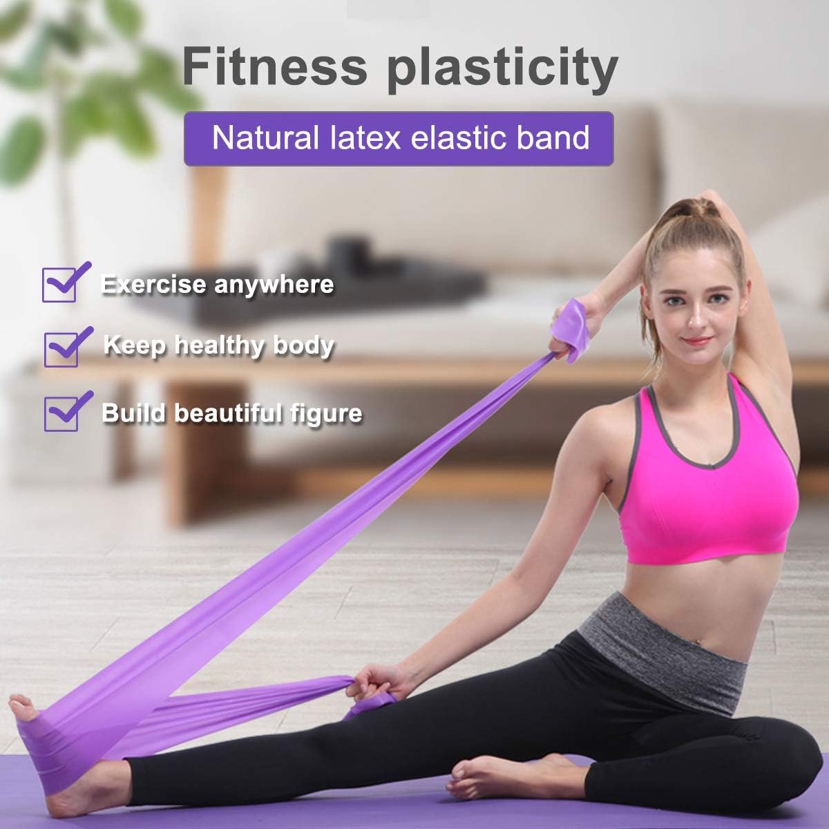 Exercise Bands for Yoga - 3 pieces