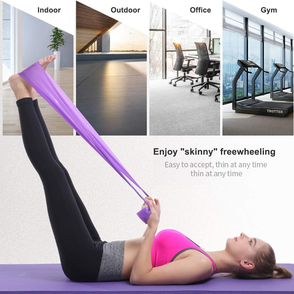 Exercise Bands for Yoga - 3 pieces