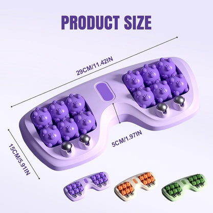 Portable Double Foot Massager Roller