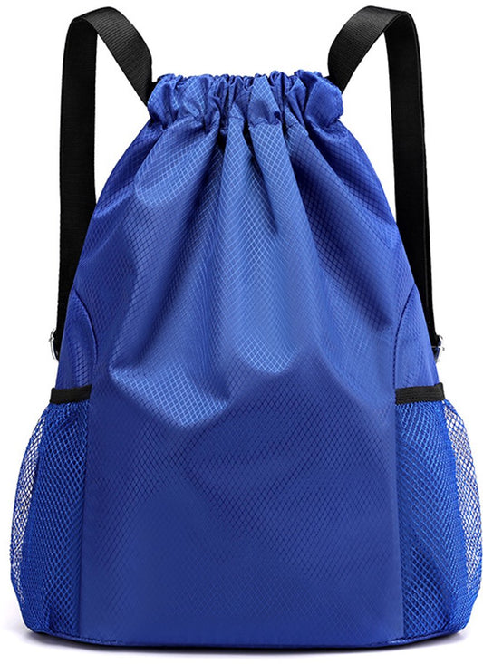 47*38*18cm - Drawstring bag - Drawstring backpack - large unisex sports backpack - with drawstring - gym bag - with two side pockets - backpack - sports bag - waterproof Oxford fabric backpack - waterproof travel bag - for beach, school, travel, outdoor s