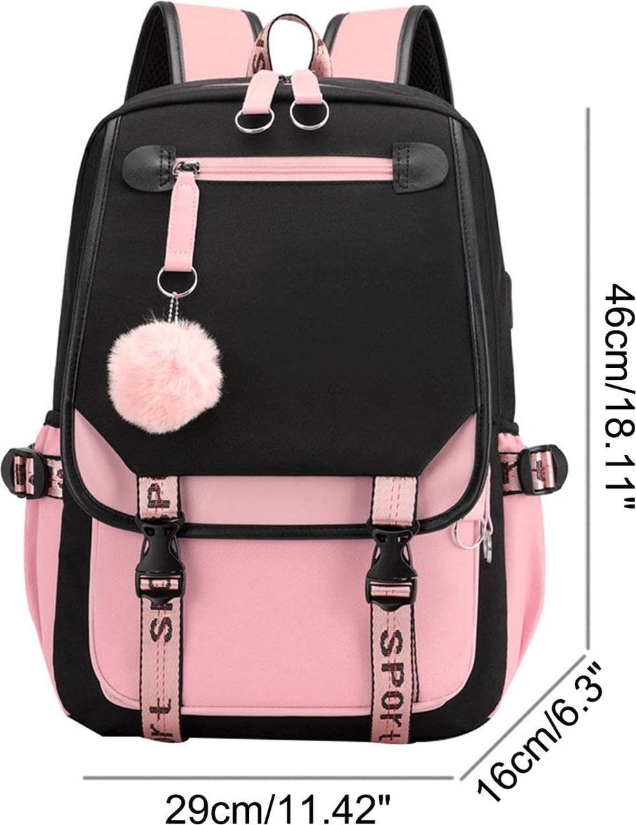 Backpack With USB Charging Port - 30 Liters