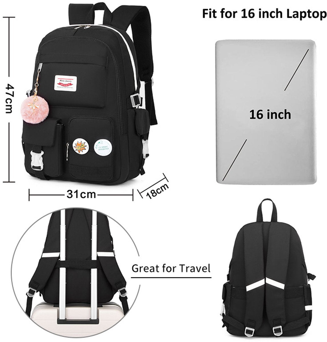 Backpack with 30 Liters - BlackA