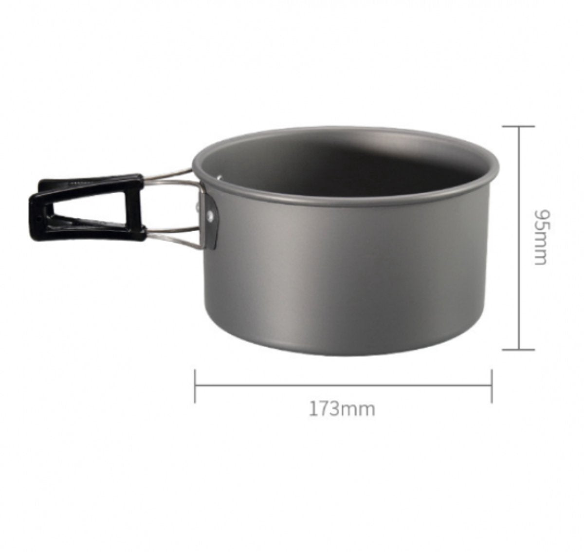 Aluminum Camping Cooking Set for Outdoor - 3 pieces