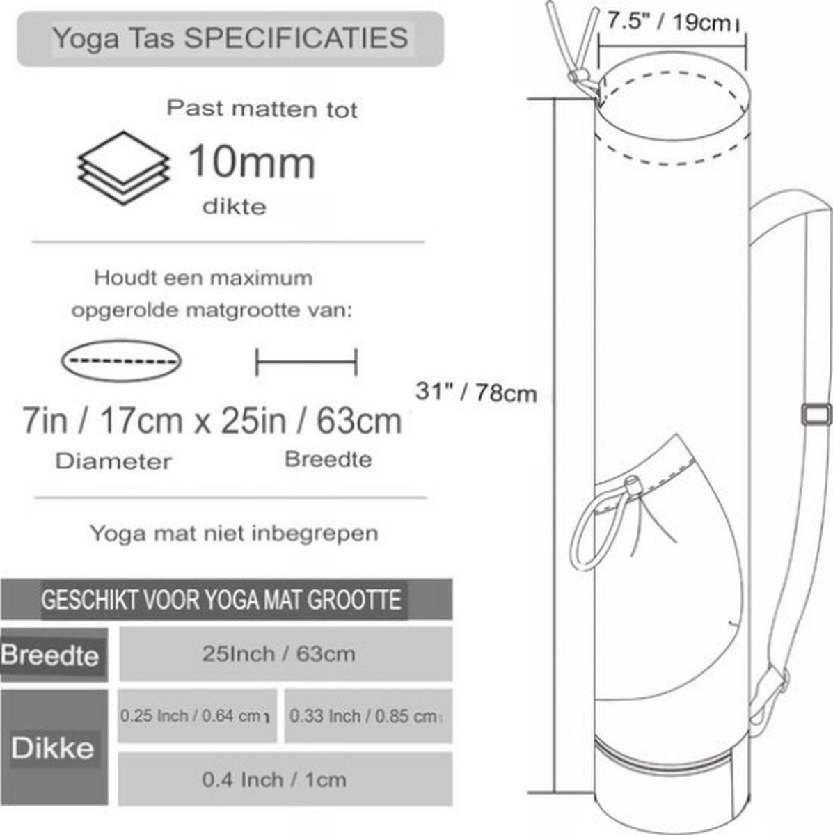 Waterproof Yoga Mat Bag