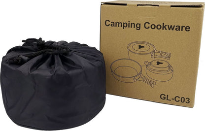 Cookware Pan Set Cookware for Camping - 9-piece