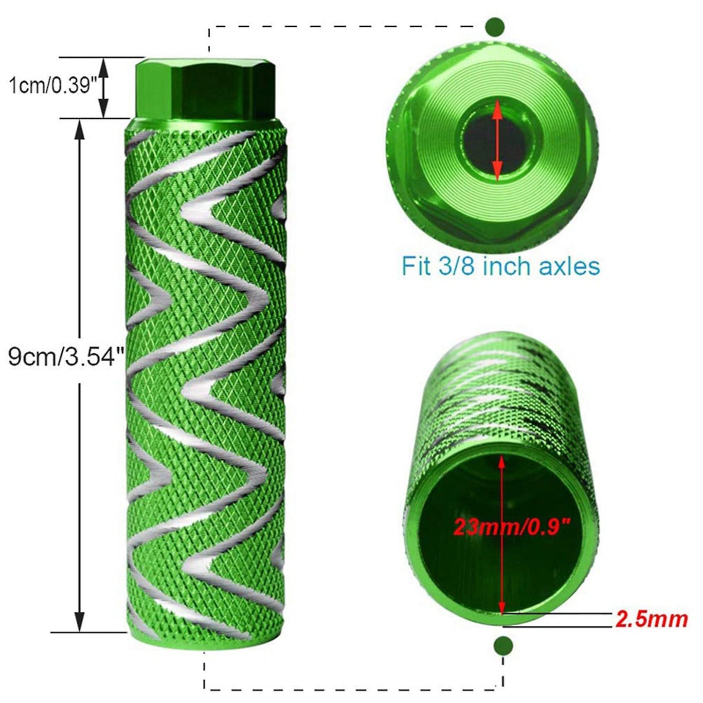 Aluminum Alloy Bicycle Cleats BMX Pedals