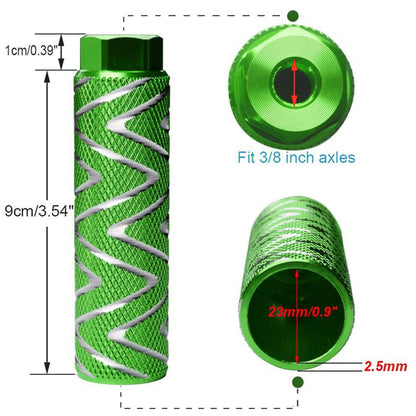 Aluminum Alloy Bicycle Cleats BMX Pedals