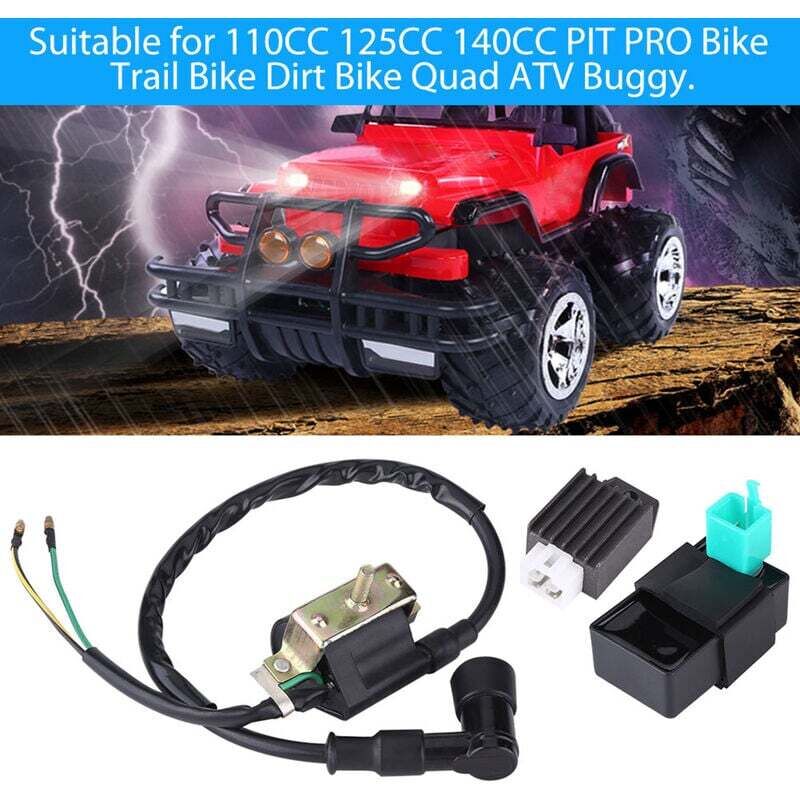 Ignition Coil CDI Regulator for 110CC 125CC 140CC Trail Bike Dirt Bike Quad ATV