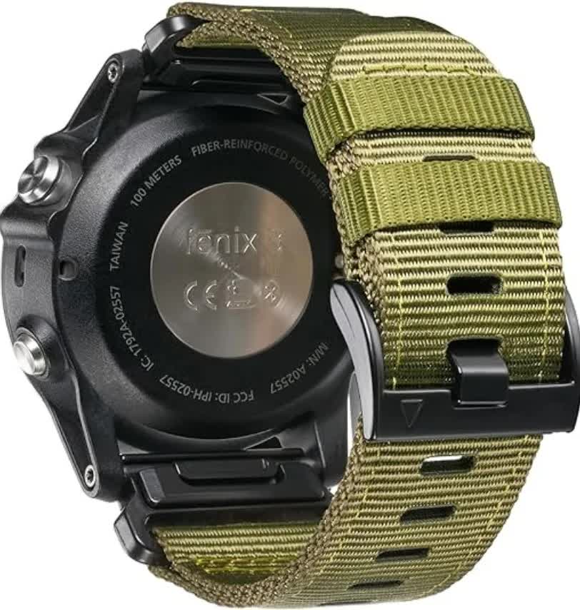 7X Pro 6X Compatible 26mm Military Nylon Replacement Strap Army Green