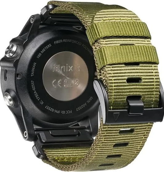 7X Pro 6X Compatible 26mm Military Nylon Replacement Strap Army Green