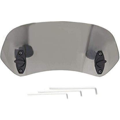 Motorcycle Windshield Adjustable Clip-On Windshield Wind