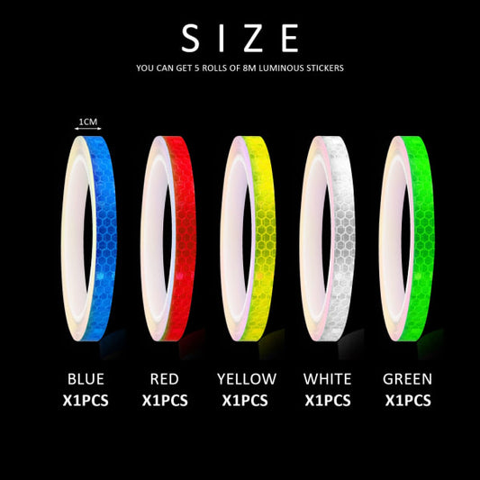 Reflective Stickers for Bicycle, Color Reflective Tape