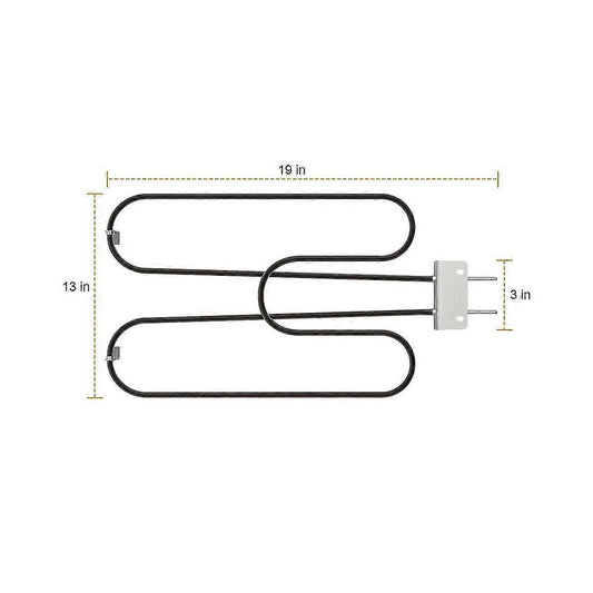 Grill Heating Elements For Q240 Q2400 Series Grills, Replacement Part For 70127 Electric Heating El
