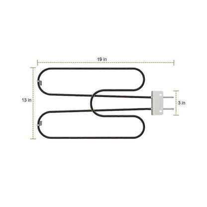 Grill Heating Elements For Q240 Q2400 Series Grills, Replacement Part For 70127 Electric Heating El