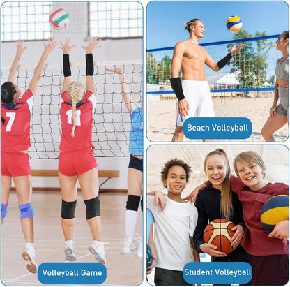 2pcs Volleyball Arm Sleeves Passing Hitting Forearm Sleeves