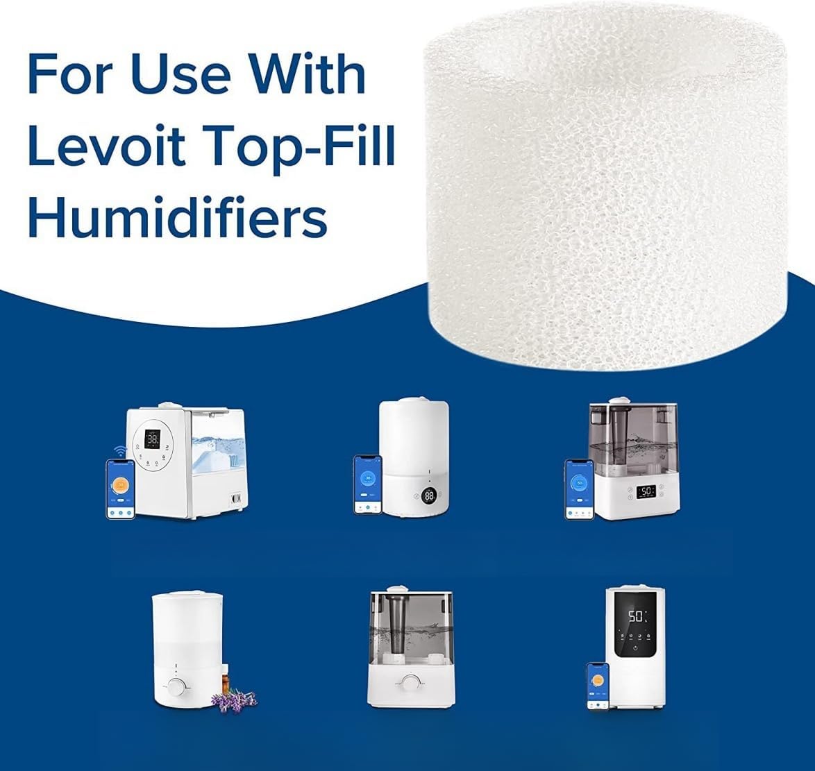 5-Pack Humidifier Replacement Filters/Wicks Compatible