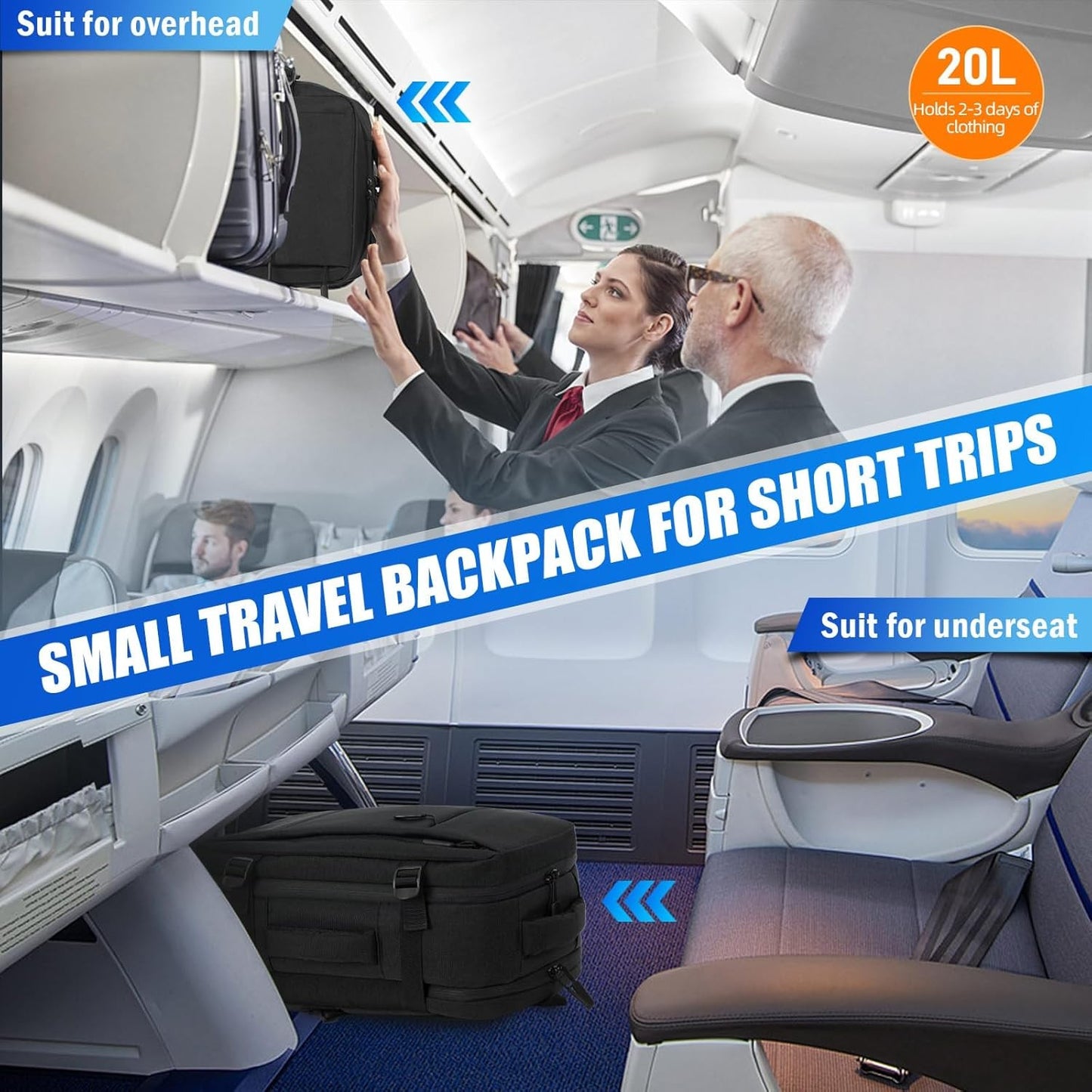 Cabin Bag Backpack 40x20x25 cm