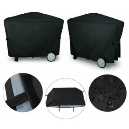 Weber Q3000 Q2000 Compatible Waterproof Grill Cover Outdoor Garden 112.4 x 64.1 x 95.6 cm DEBUNS