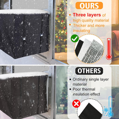Air Conditioner Covers for Window Units - 3 Layers