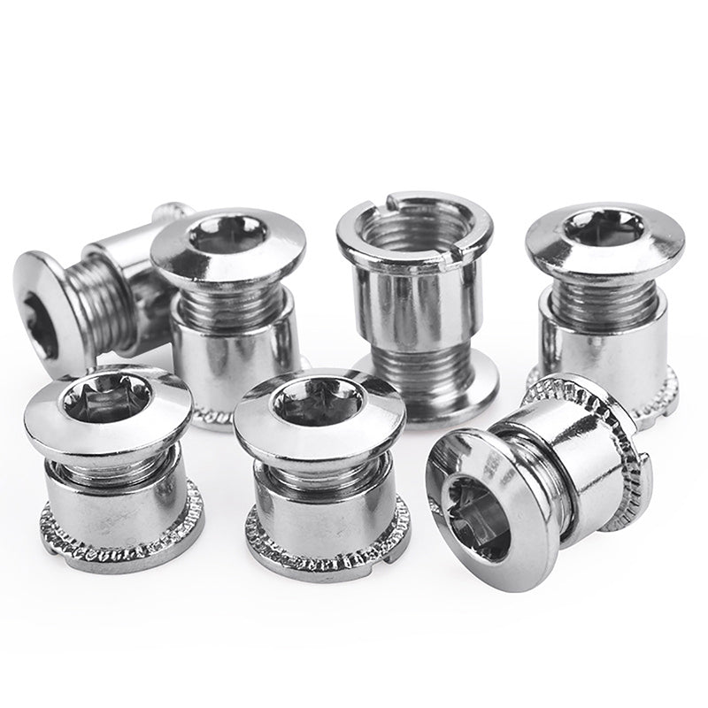 Chainring Bolt Nut for 5-Speed Road Bike Black