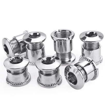 Chainring Bolt Nut for 5-Speed Road Bike Black