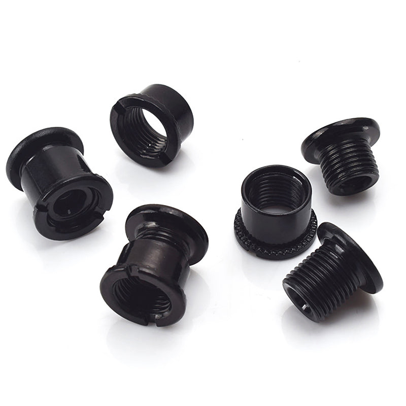 Chainring Bolt Nut for 5-Speed Road Bike Black