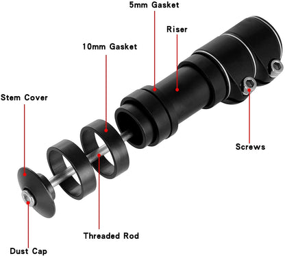 bicycle handlebar extension black