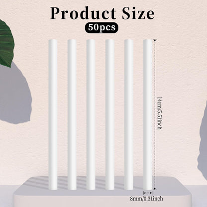 50 Pcs Humidifier Sticks Diffuser Cotton Filter Sticks Plug in Refills