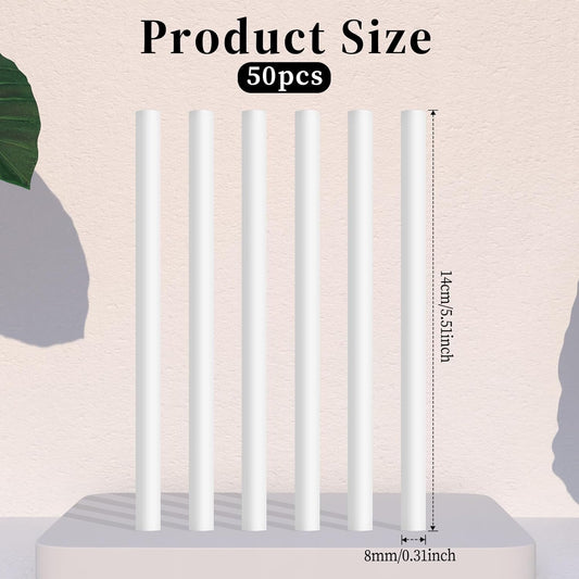50 Pcs Humidifier Sticks Diffuser Cotton Filter Sticks Plug in Refills