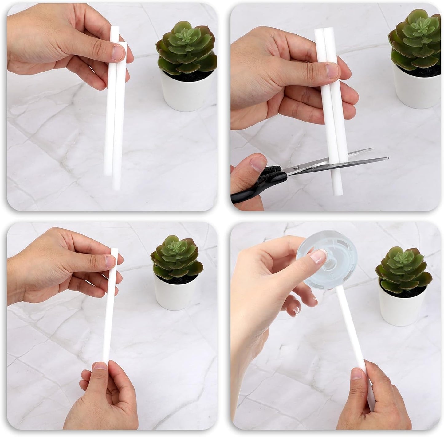50 Pcs Humidifier Sticks Diffuser Cotton Filter Sticks Plug in Refills