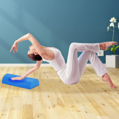 Half Round Foam Roller for Pain Relieved (Blue)