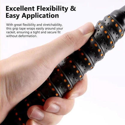 5PCS Tennis Racket Grip Tape, Racket Overgrip Tape That Stays Dry & Absorbs Sweat with Velvety Comfort. for Tennis Rackets,Fishing Rods.Wrap Your Racquet for High Performance