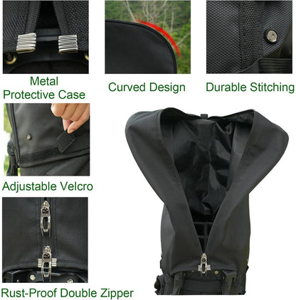 Golf Bag Cover - Waterproof Rain Cover - Golf Bag Rain Cover - Fits Almost All Travel Bags Golf Bag - Carrying Cart for Men and Women Golfers (Color: Canvas Black)