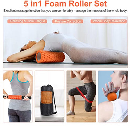 4 in 1 Foam Roller Set for Yoga