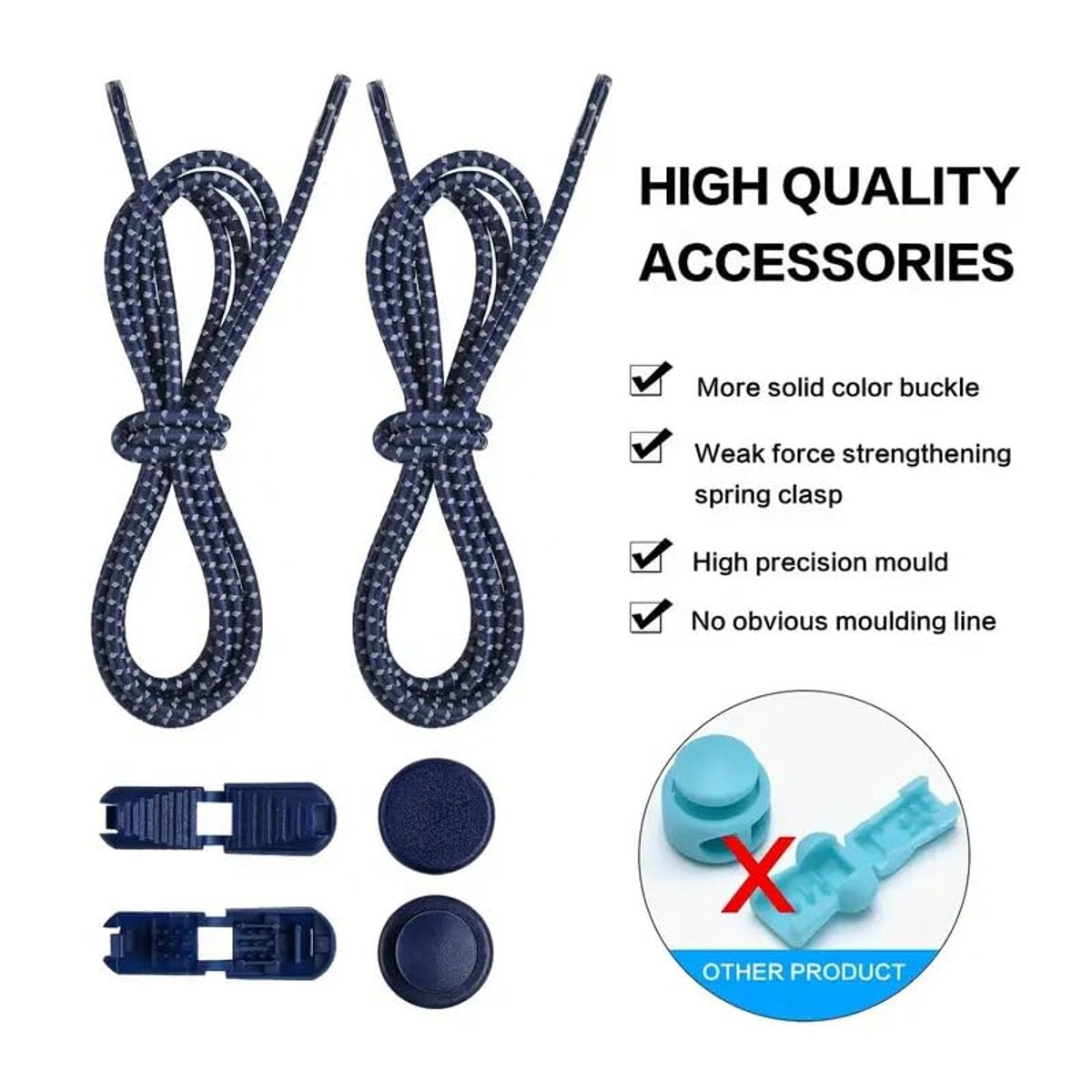 Sneaker Laces 120CM suitable for Sneakers - (Light blue)