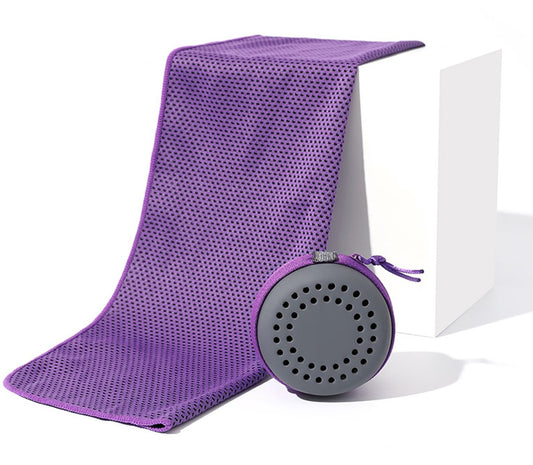 Cooling Towel for Summer & Sports - 30x80 cm (Adult Size) Purple