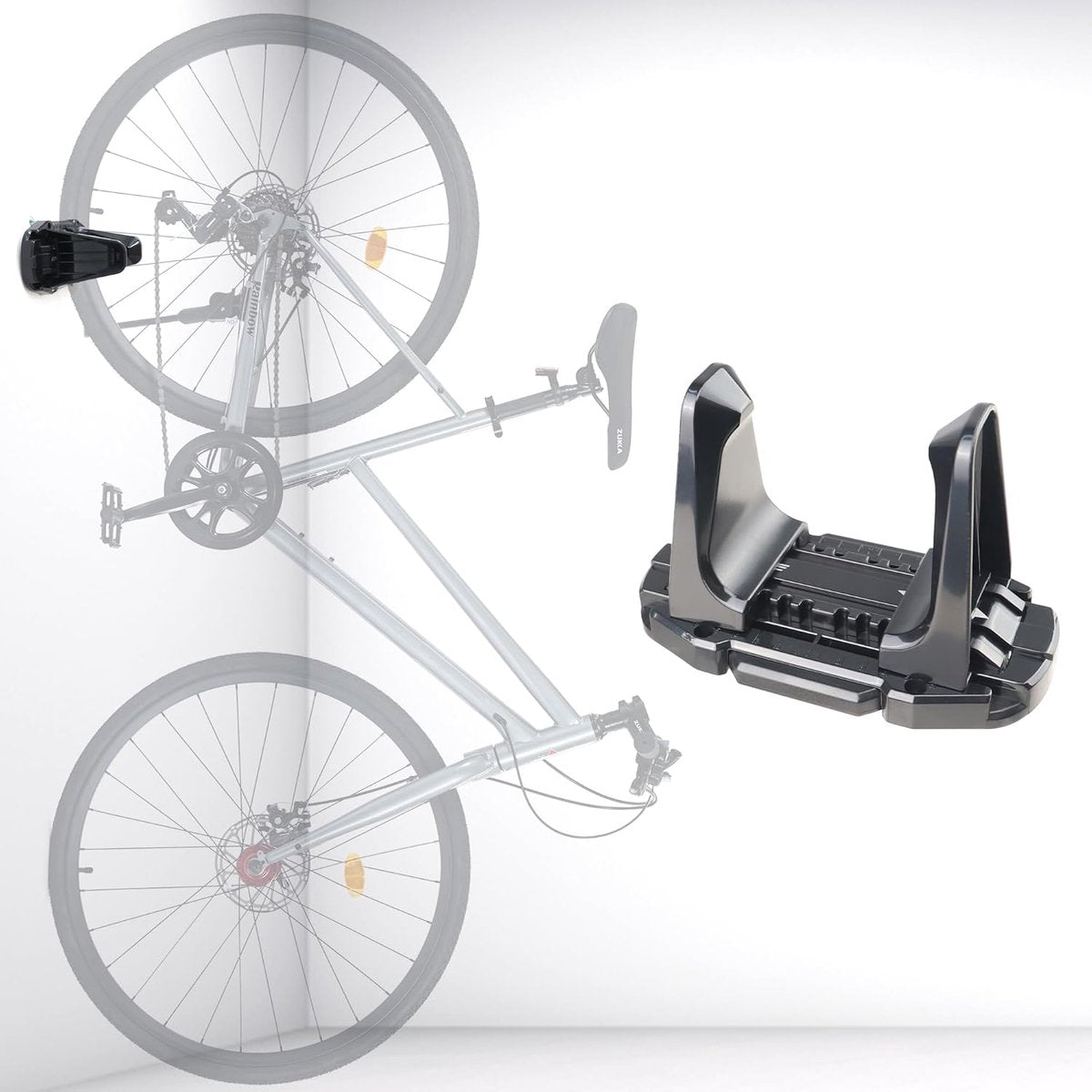 Bicycle Wall Mount - Up to 60 kg Load Capacity - For Tires 27-83 mm
