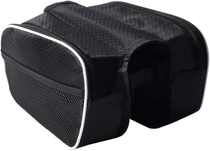 1pc Bike Handlebar Bag Waterproof Bicycle Frame Handlebar Bag