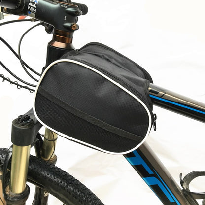 1pc Bike Handlebar Bag Waterproof Bicycle Frame Handlebar Bag
