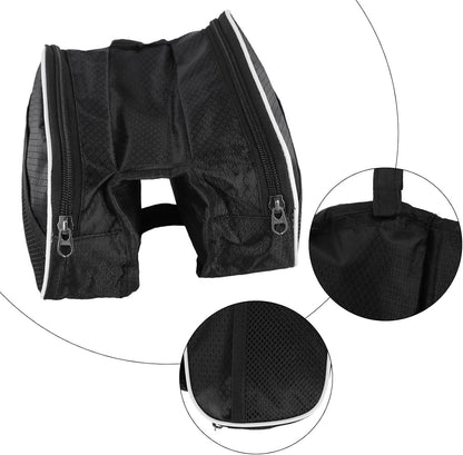 Waterproof bicycle frame handlebar bags  - 2 items