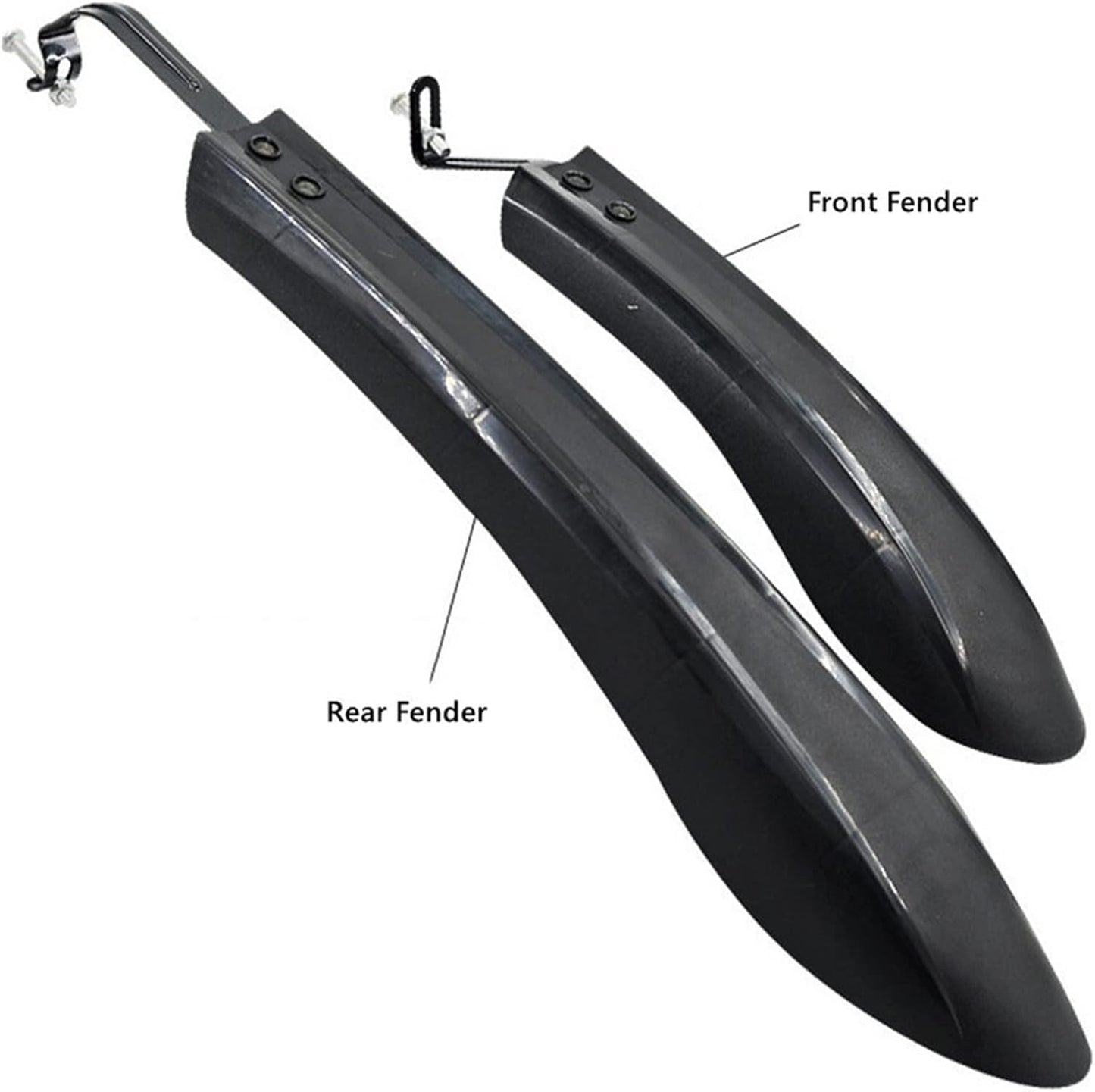 Removable Mudguard Mountain Bike Parts Bicycle Accessories Black-Iron