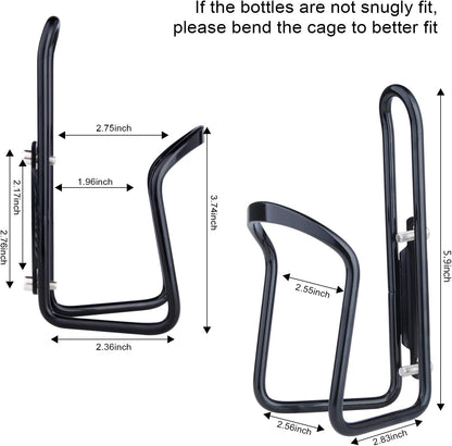 1Pack Lightweight Aluminum Alloy Cycling Bicycle  (Black), Bike Accessories