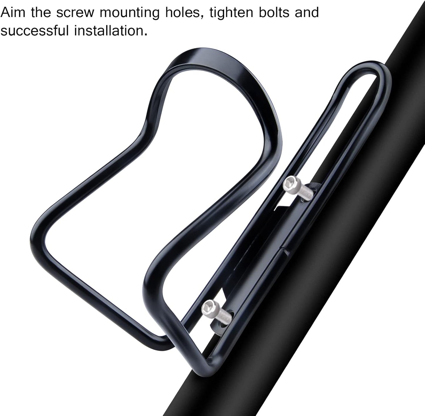 1Pack Lightweight Aluminum Alloy Cycling Bicycle  (Black), Bike Accessories