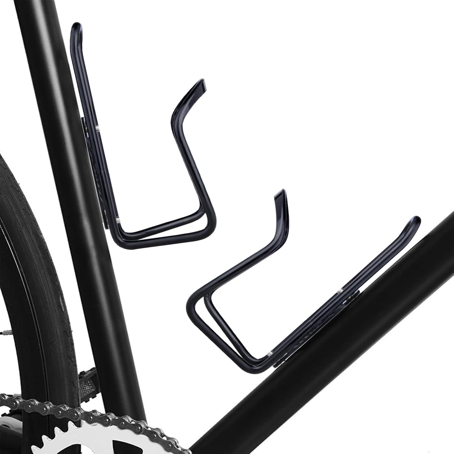 1Pack Lightweight Aluminum Alloy Cycling Bicycle  (Black), Bike Accessories