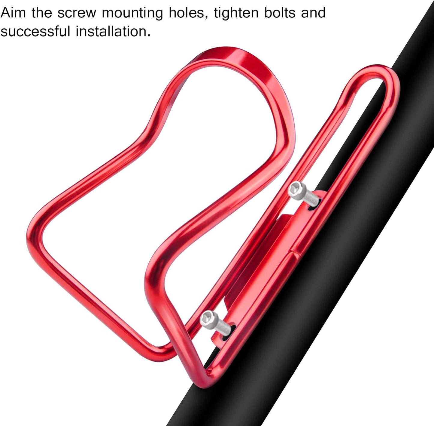 1Pack Lightweight Aluminum Alloy Cycling Bicycle (Red), Bike Accessories