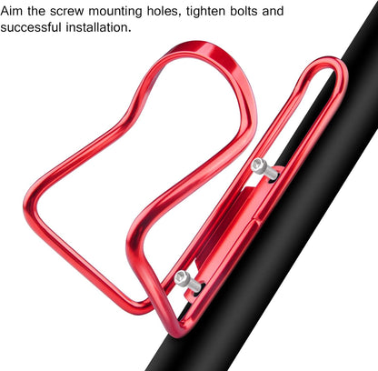 1Pack Lightweight Aluminum Alloy Cycling Bicycle (Red), Bike Accessories