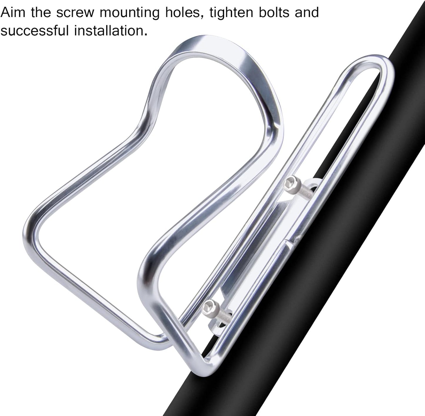 1Pack Lightweight Aluminum Alloy Cycling Bicycle (Silver), Bike Accessories