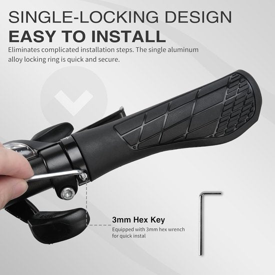 Bicycle grips  Ergonomic bicycle grips | Red Gripps