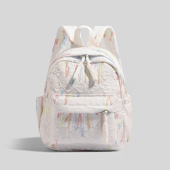 Backpack with Stylish and practical Lightweight - White